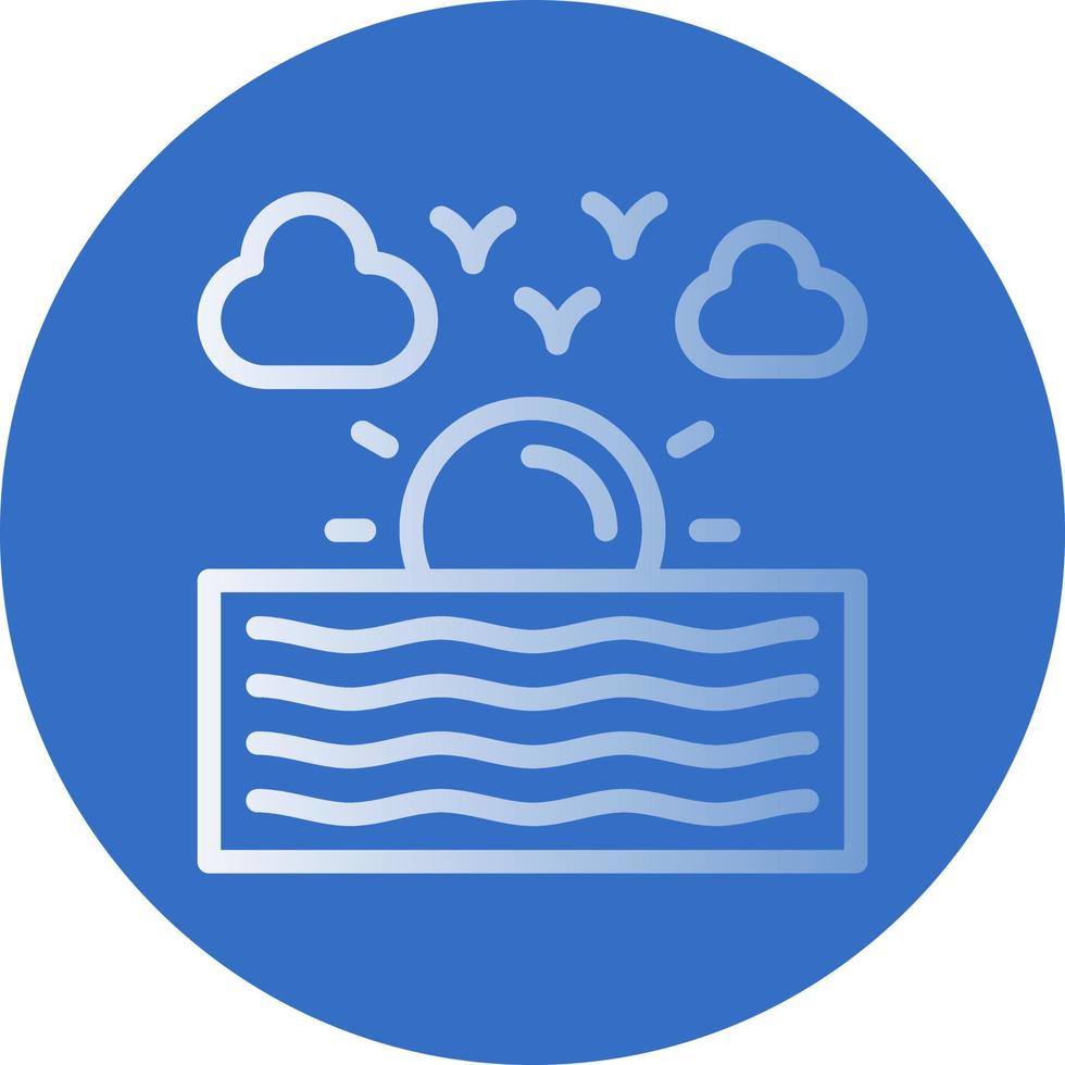 River Vector Icon Design