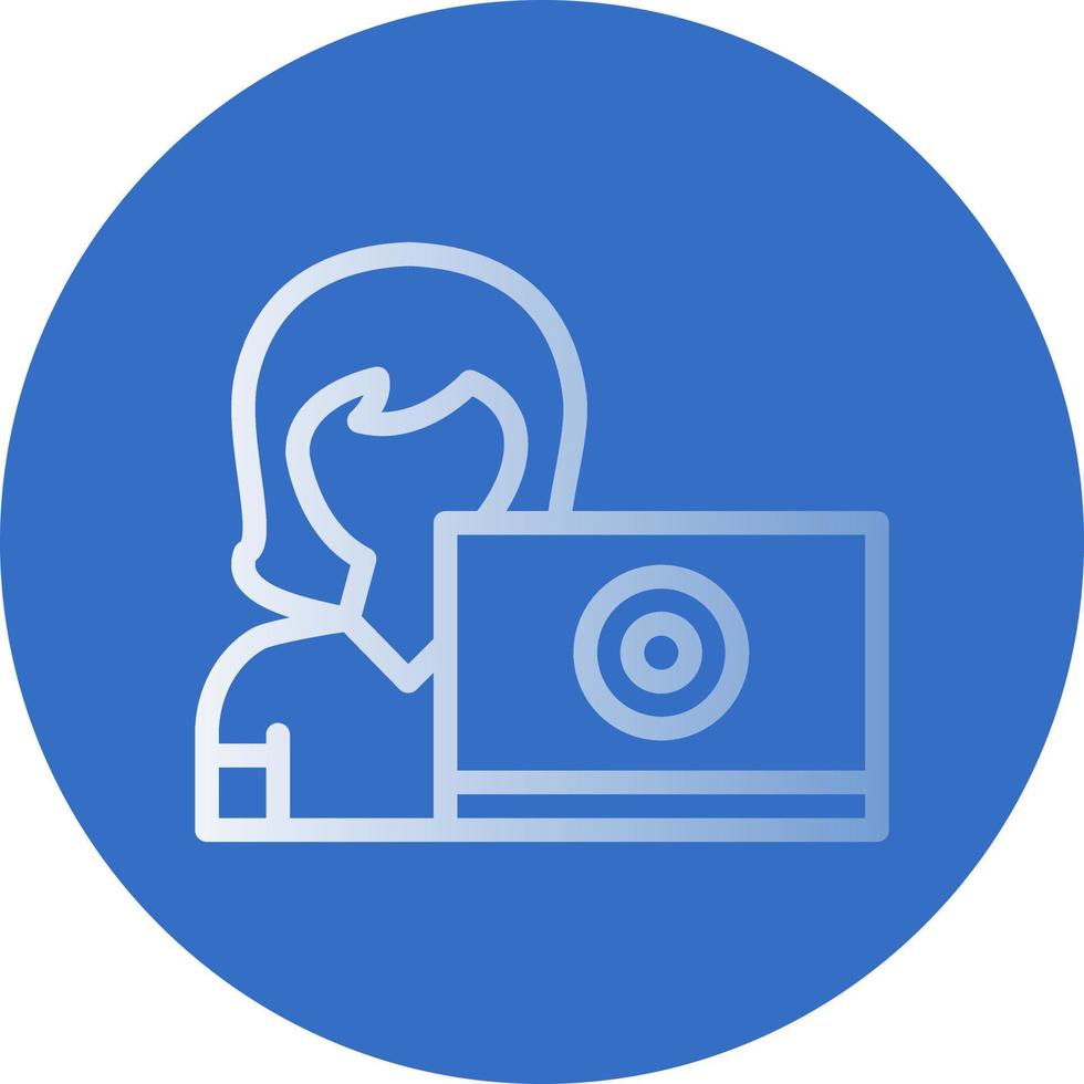 Girl Vector Icon Design
