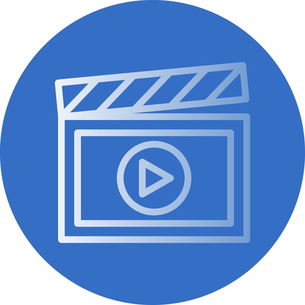 Video Making Vector Icon Design