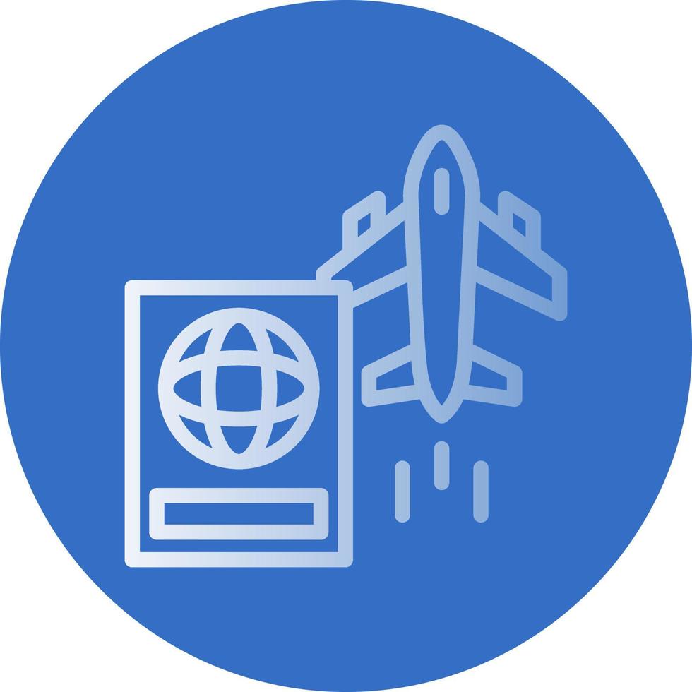 International Flights Vector Icon Design