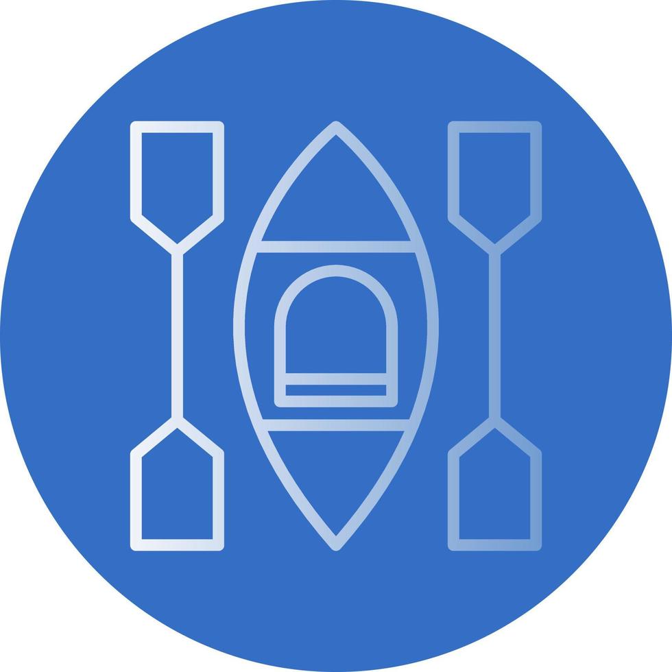 Kayak Vector Icon Design