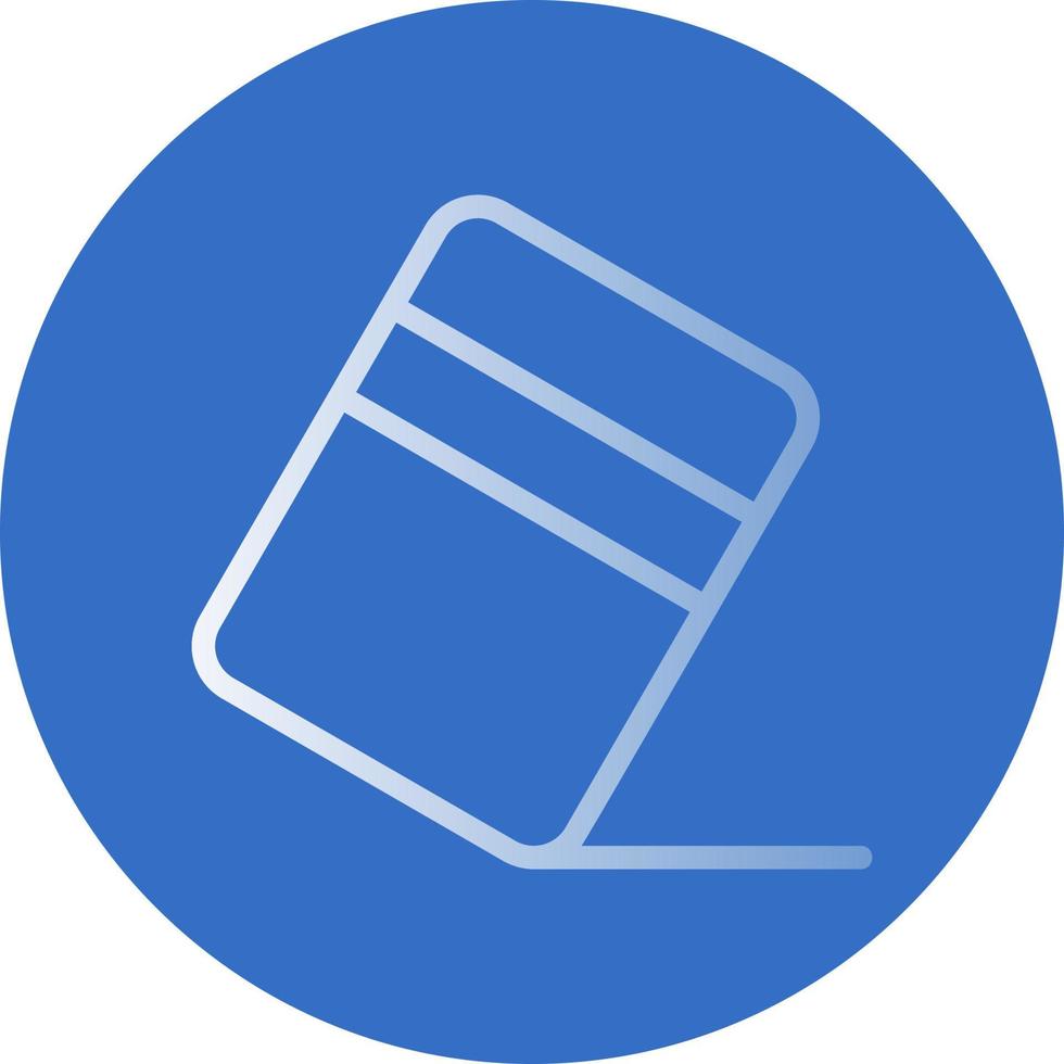 Eraser Vector Icon Design
