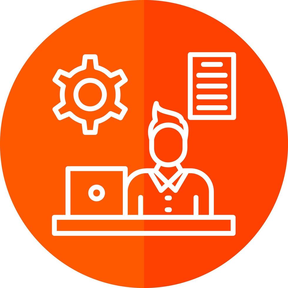 Multitasking Vector Icon Design