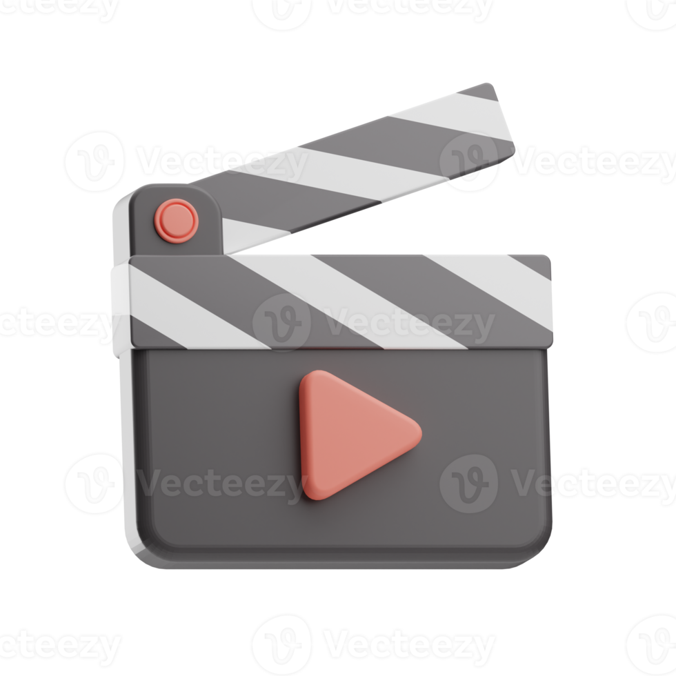 home screen film illustration 3d png