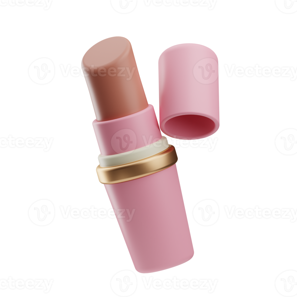 luxury cosmetic lipstick illustration 3d png