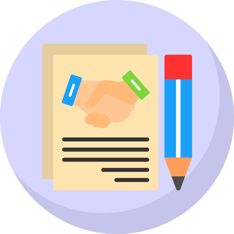 Agreement Vector Icon Design