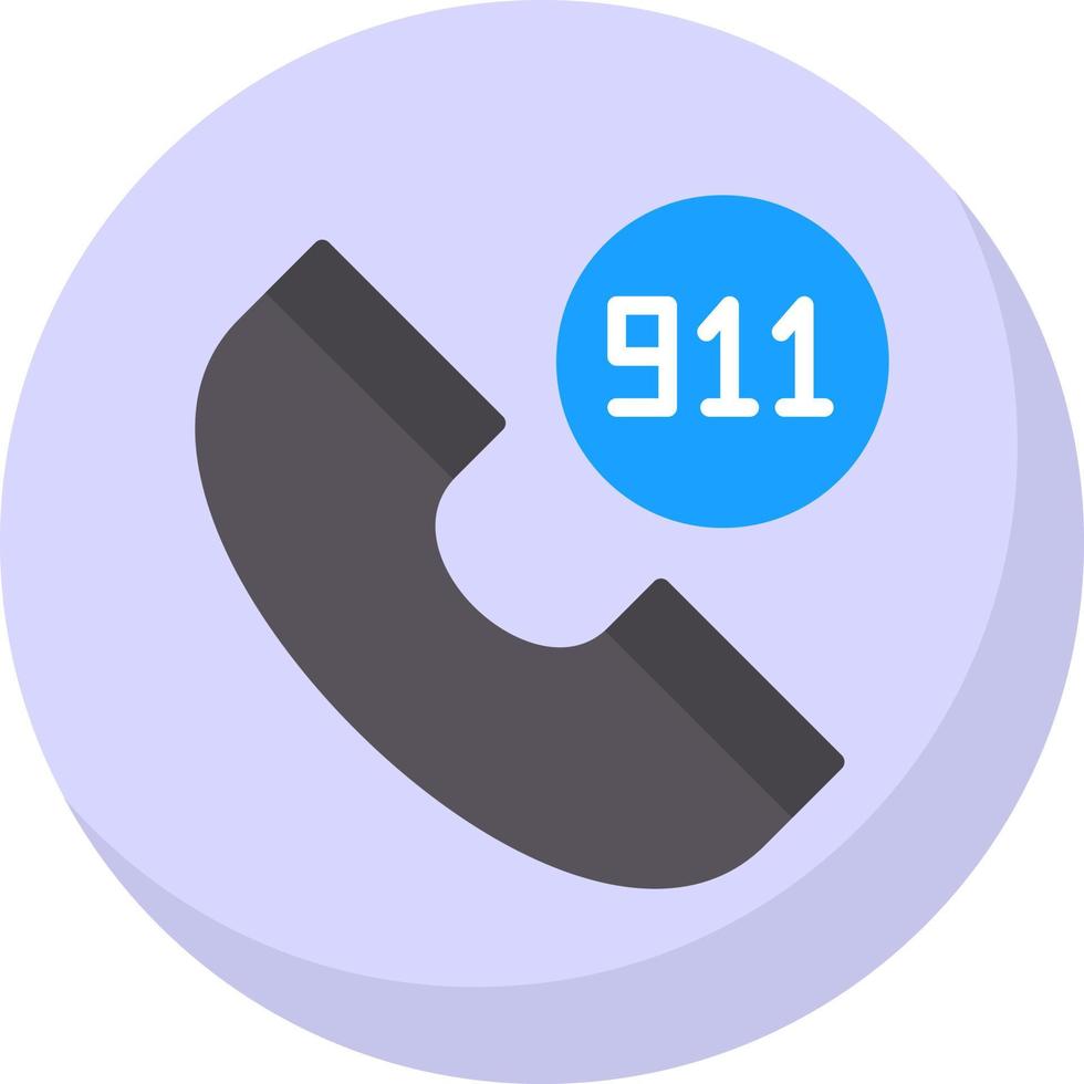 911 Vector Icon Design