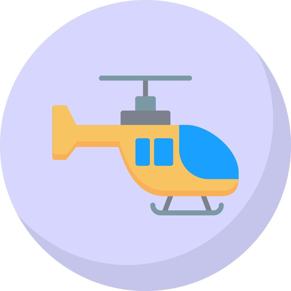 Helicopter Vector Icon Design