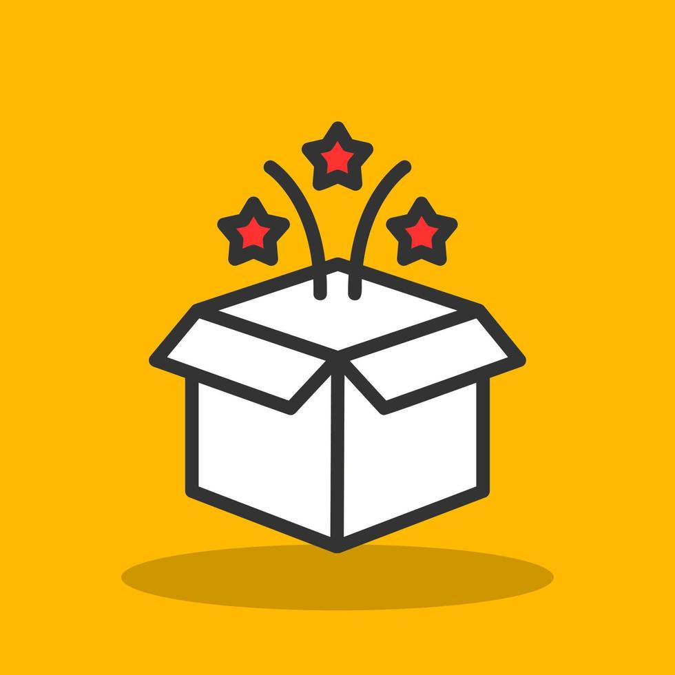 Magic Box Vector Icon Design