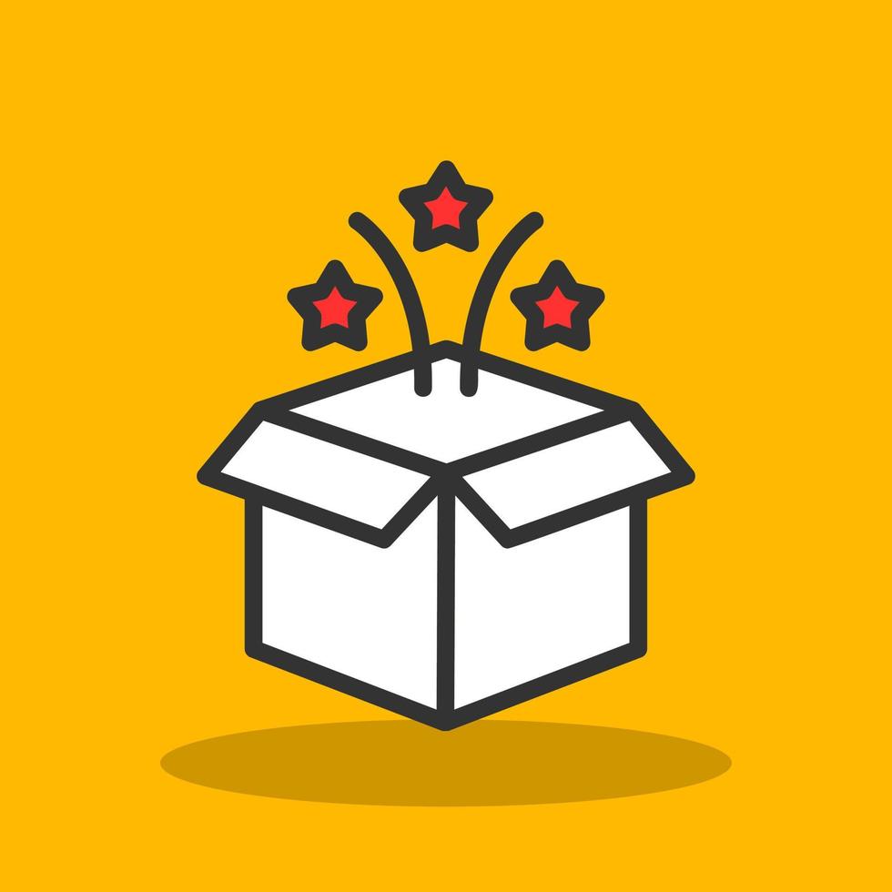 Magic Box Vector Icon Design