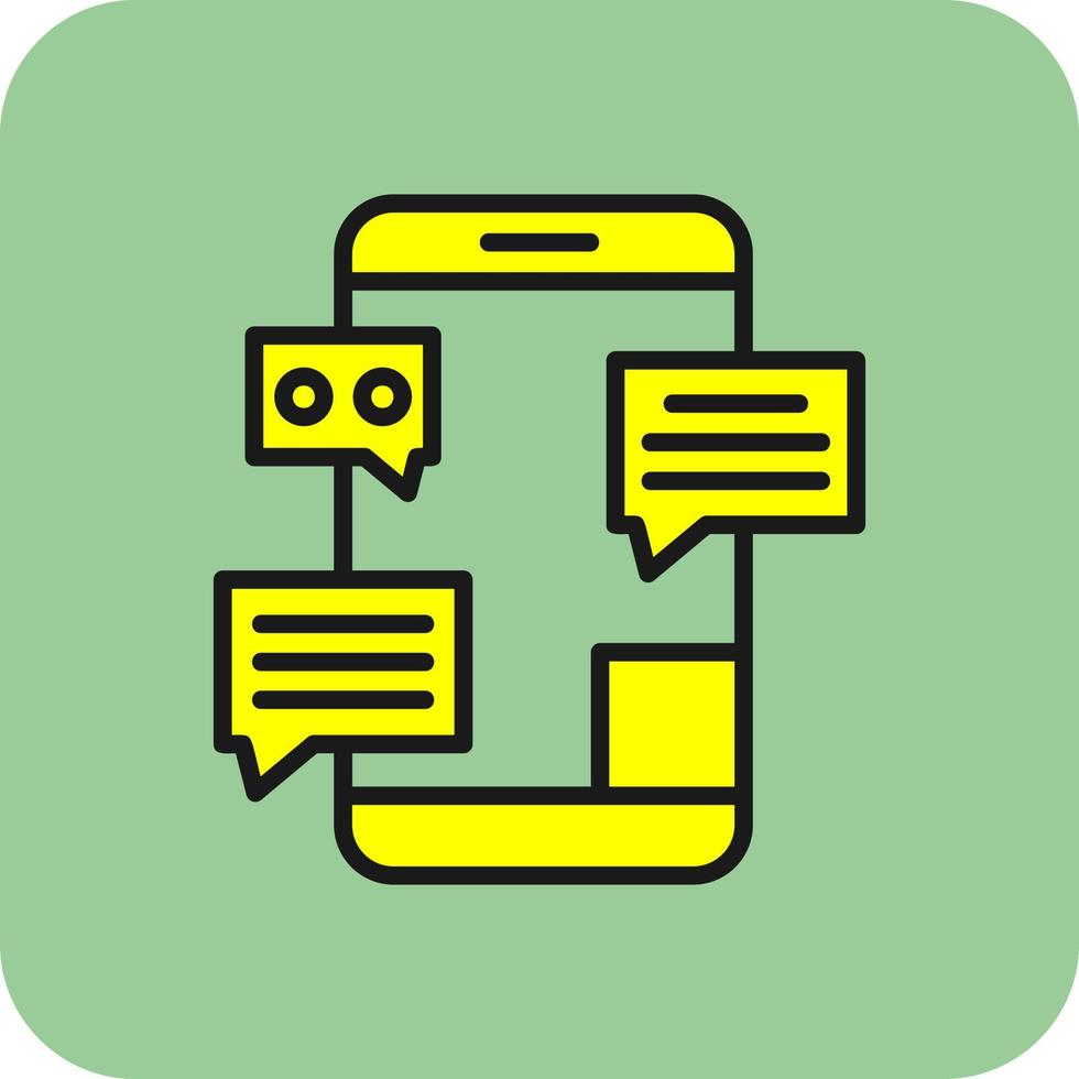 Live Chat Vector Icon Design