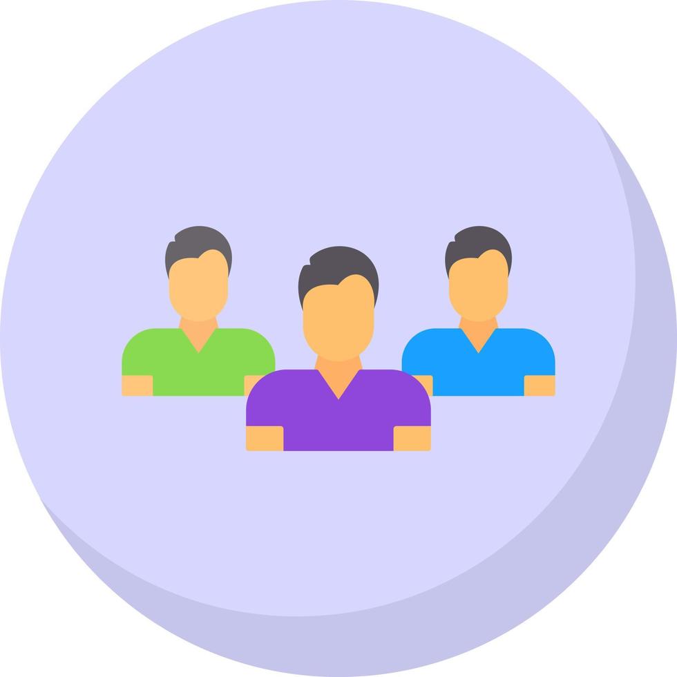 Team Vector Icon Design