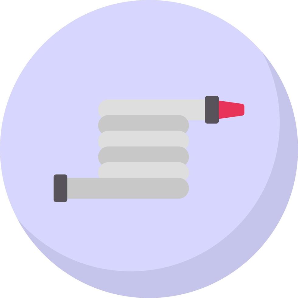 Fire Hose Vector Icon Design