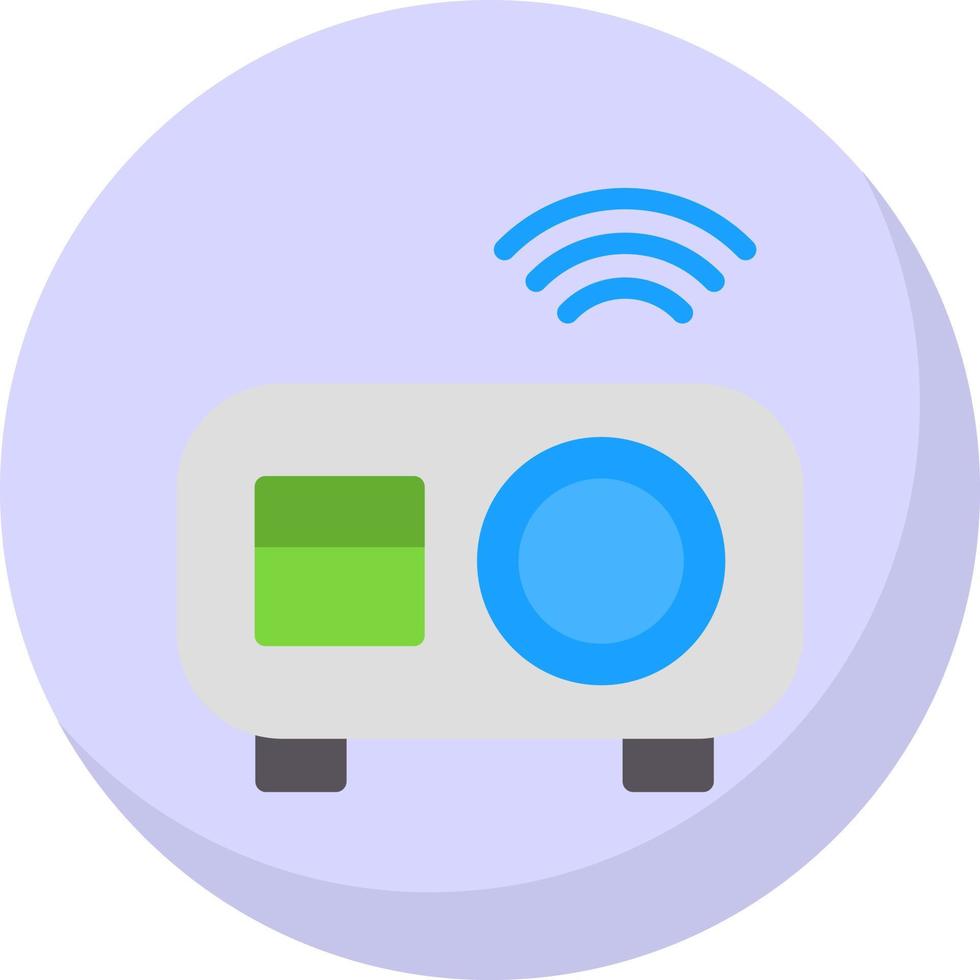 Video Projector Vector Icon Design