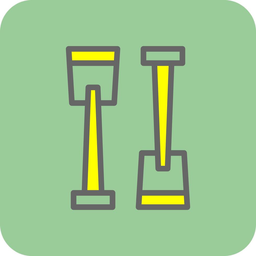 Paddle Vector Icon Design