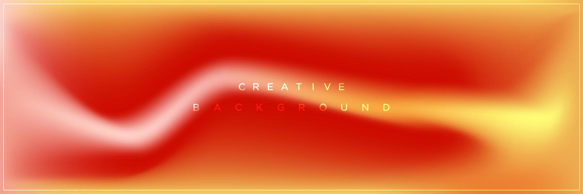 Modern abstract orange gradient banner background design vector