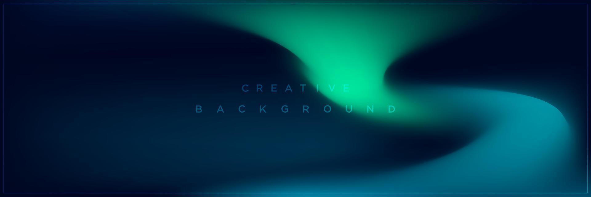 Modern abstract blue gradient banner background design vector