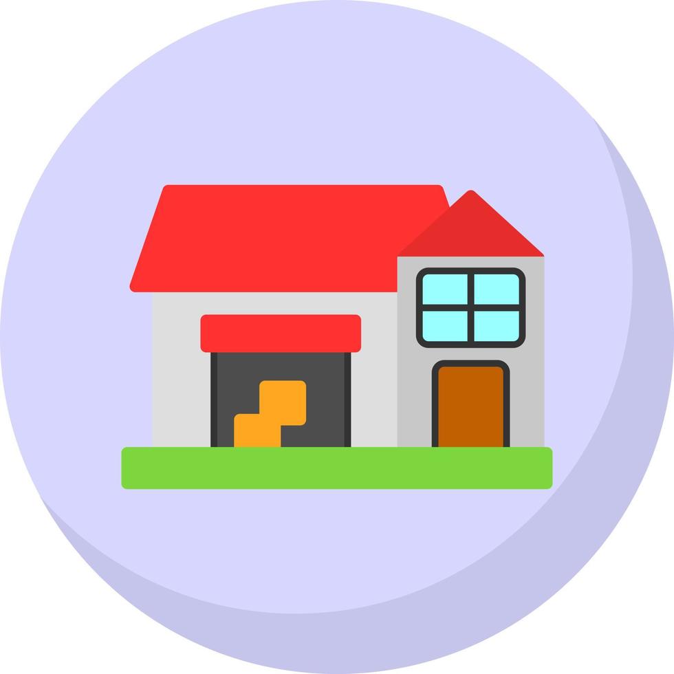 Warehouse Vector Icon Design