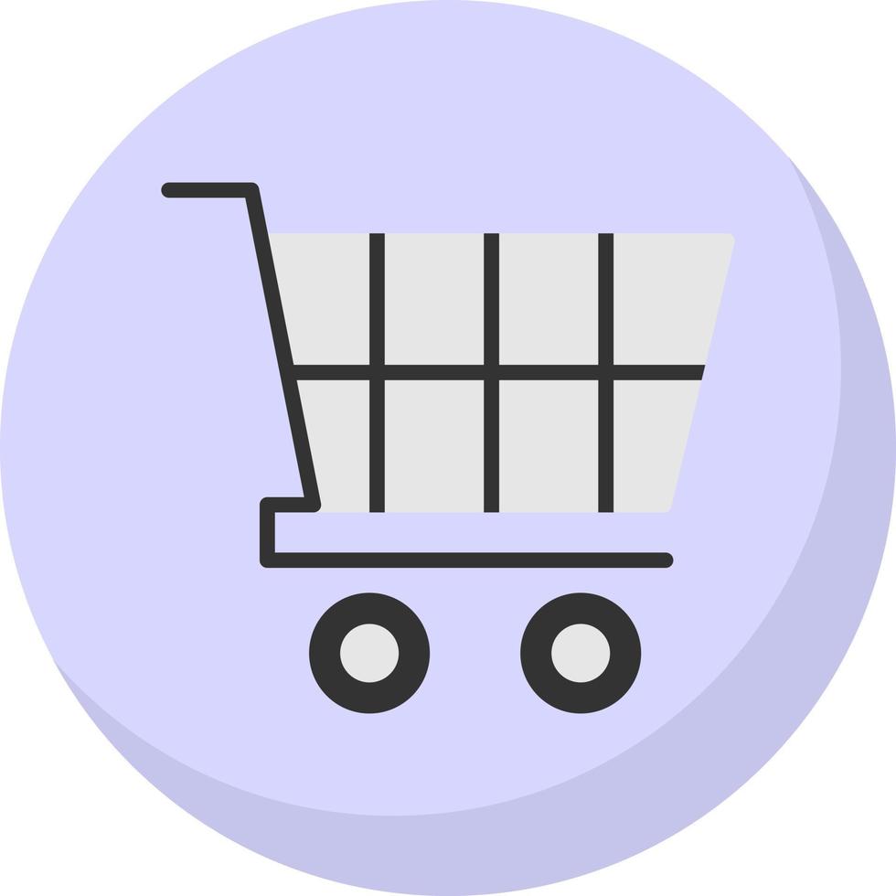 Trolley Vector Icon Design
