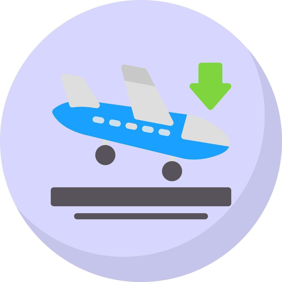 Landing Vector Icon Design