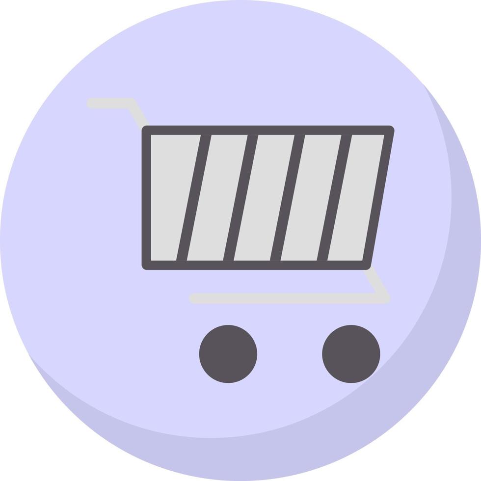 Trolley Vector Icon Design