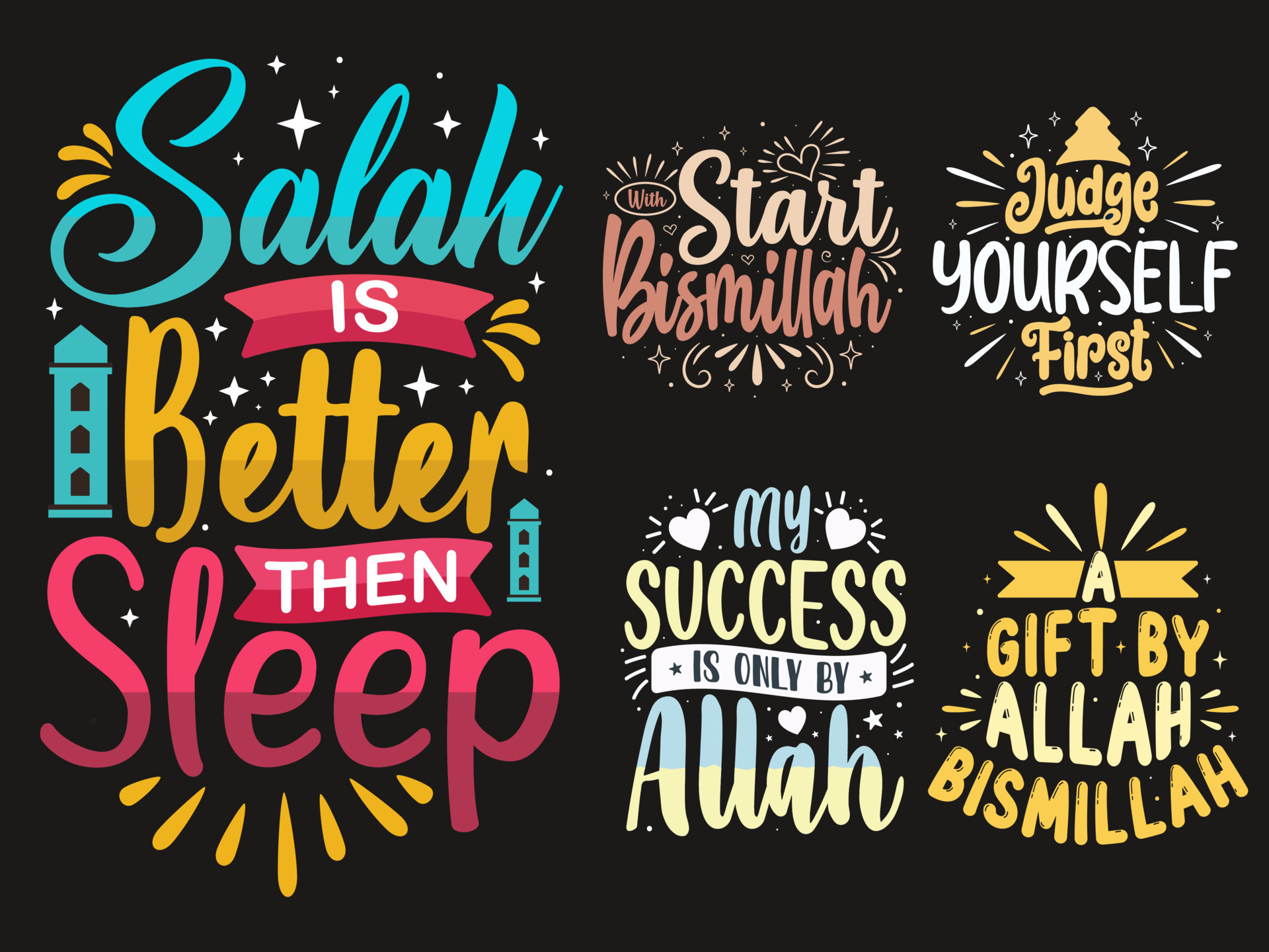 Muslim 5 Quote And Saying Holy Month Typography Islamic Quote Design muslim-5-quote-and-saying-holy-month-typography-islamic-quote-design