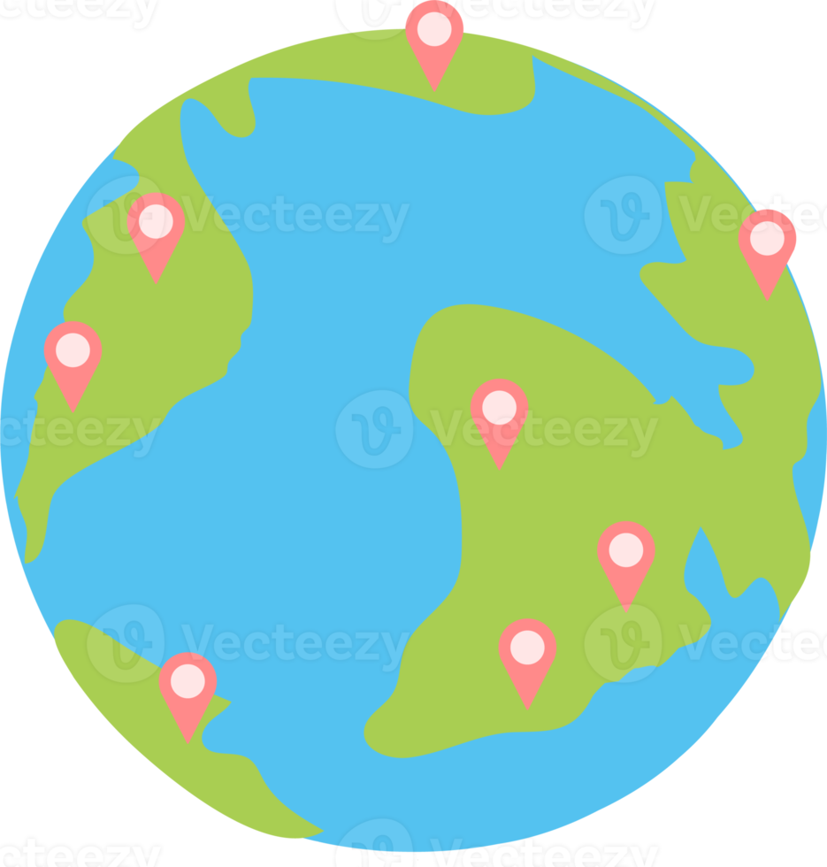 travel map icon png