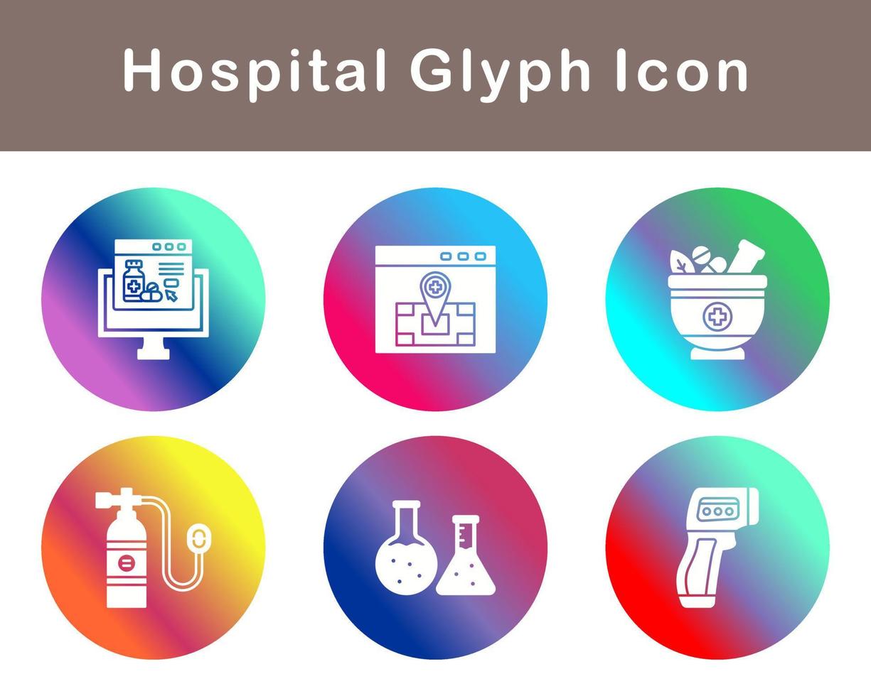 Hospital Vector Icon Set