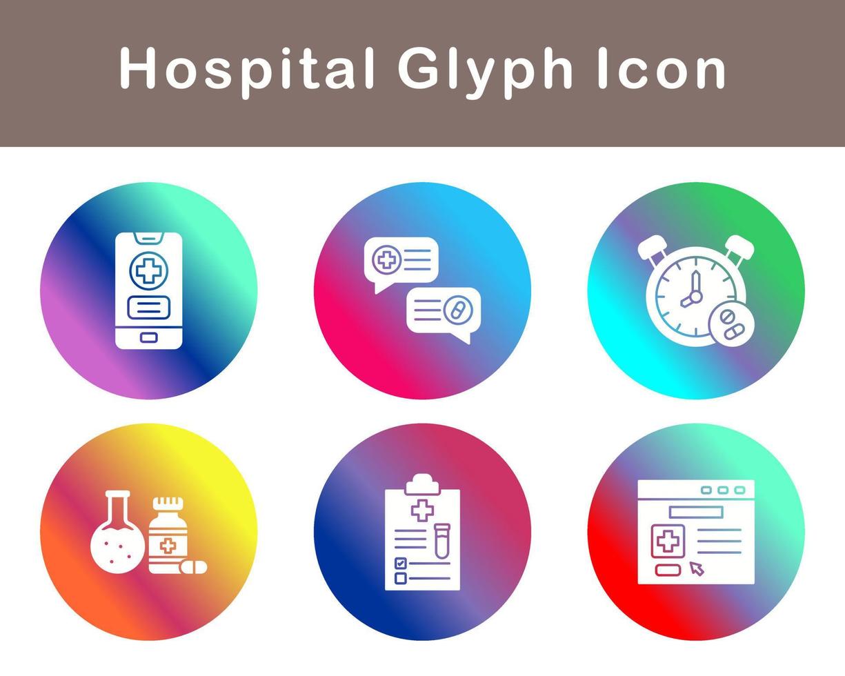 Hospital Vector Icon Set