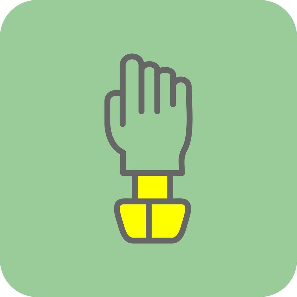 Amputee Vector Icon Design