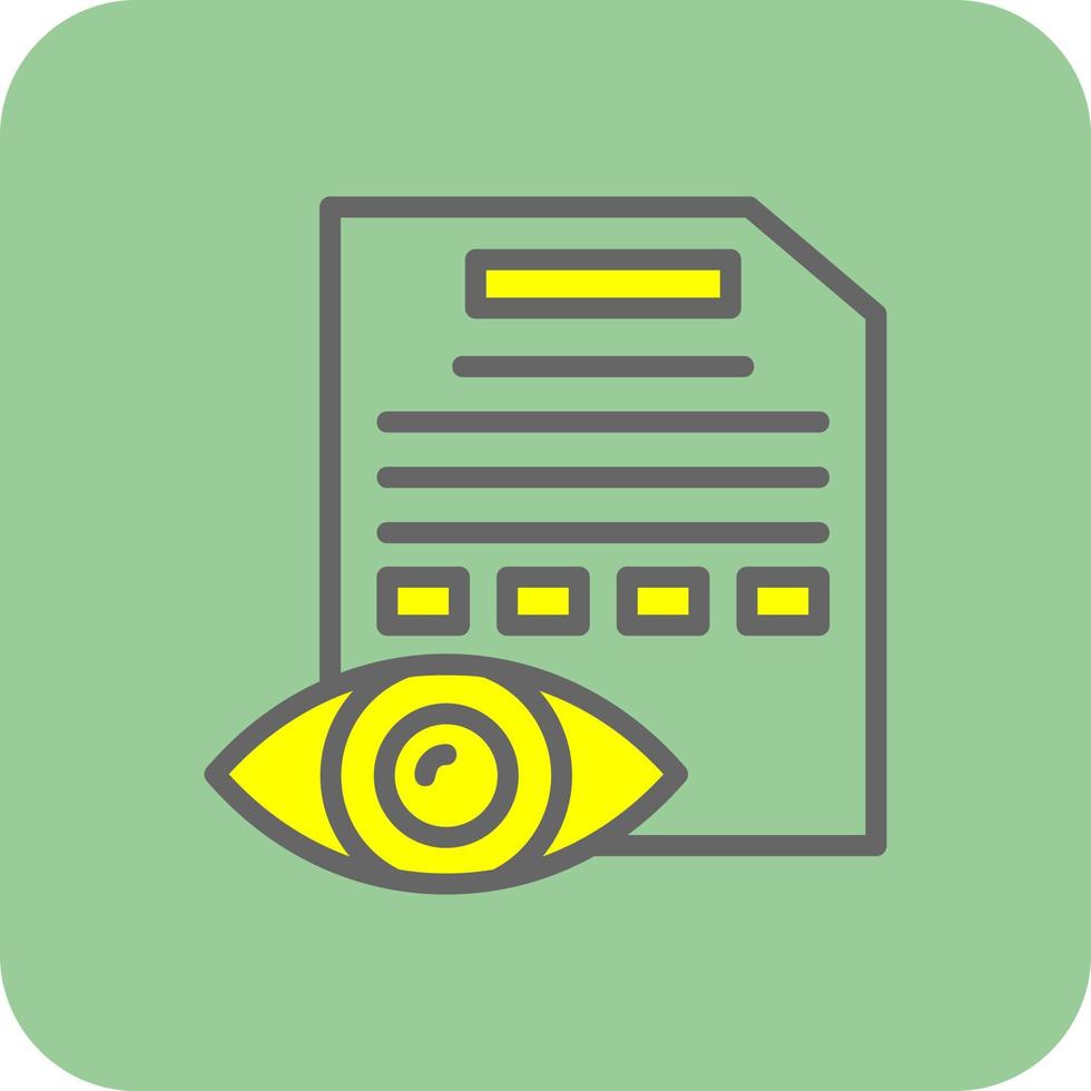 Eye Test Vector Icon Design