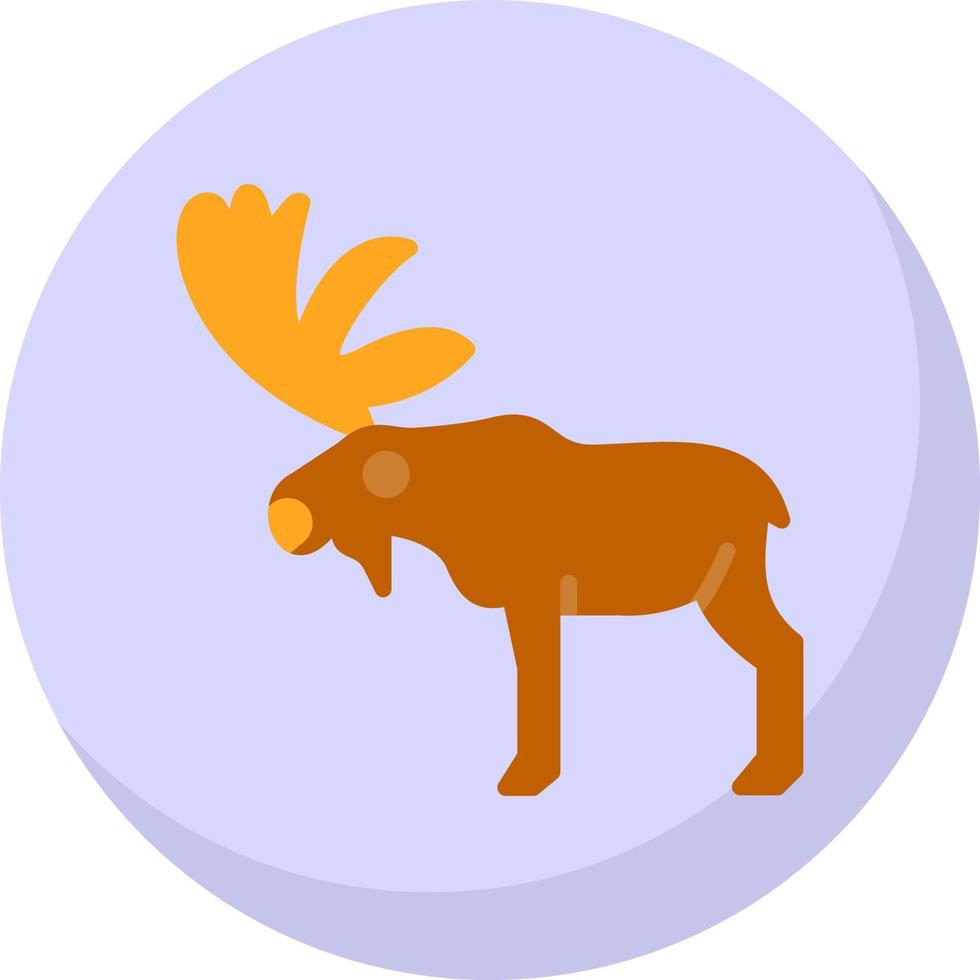 diseño de icono de vector de alces