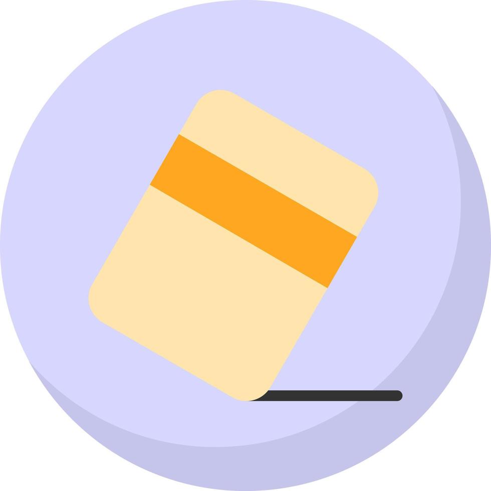 Eraser Vector Icon Design