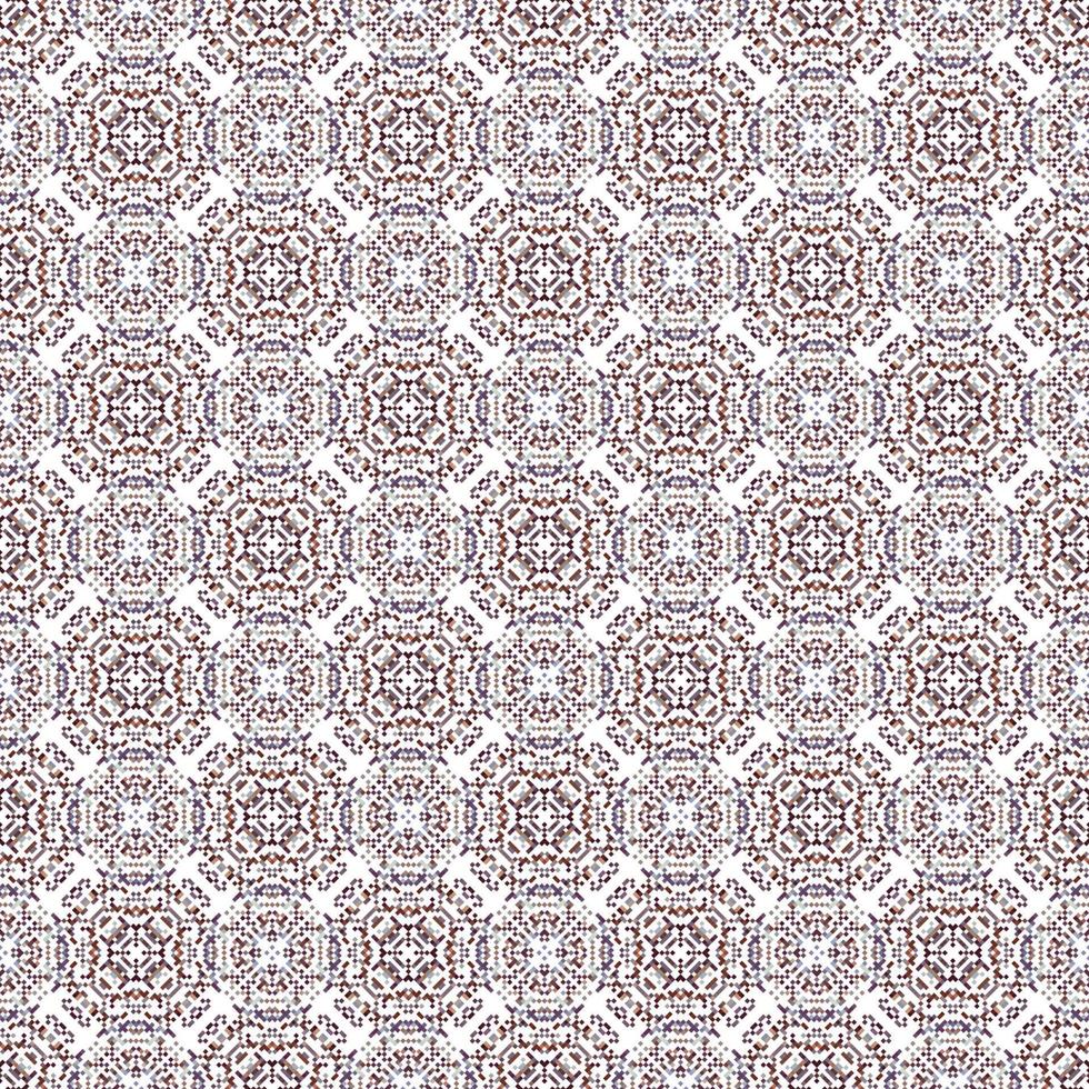 Decorative background made of small squares. The rich decoration of abstract patterns for construction of fabric or paper. vector