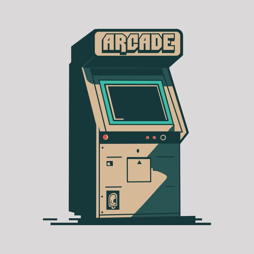 Arcade Game Machine Isometric vector