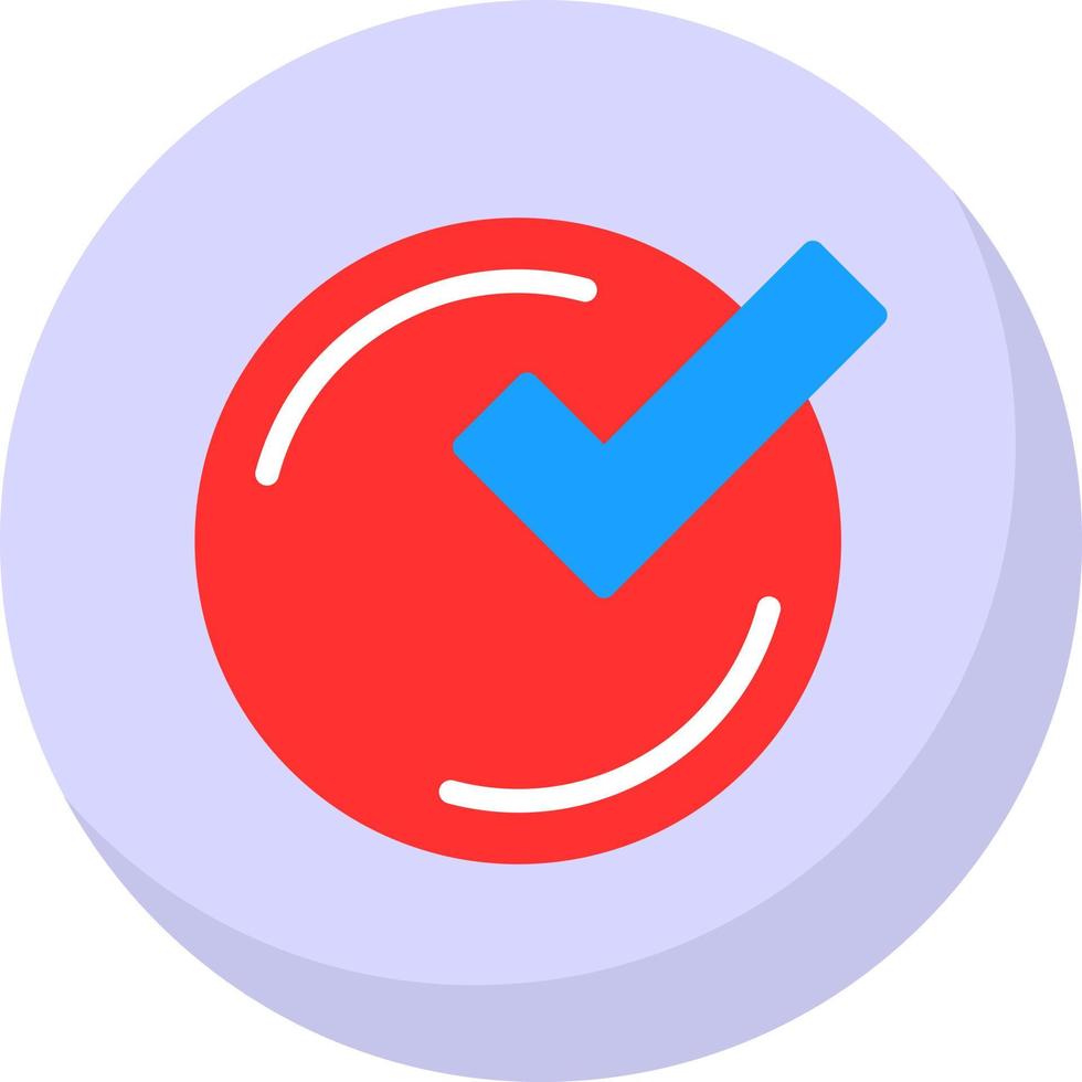 Checked Vector Icon Design