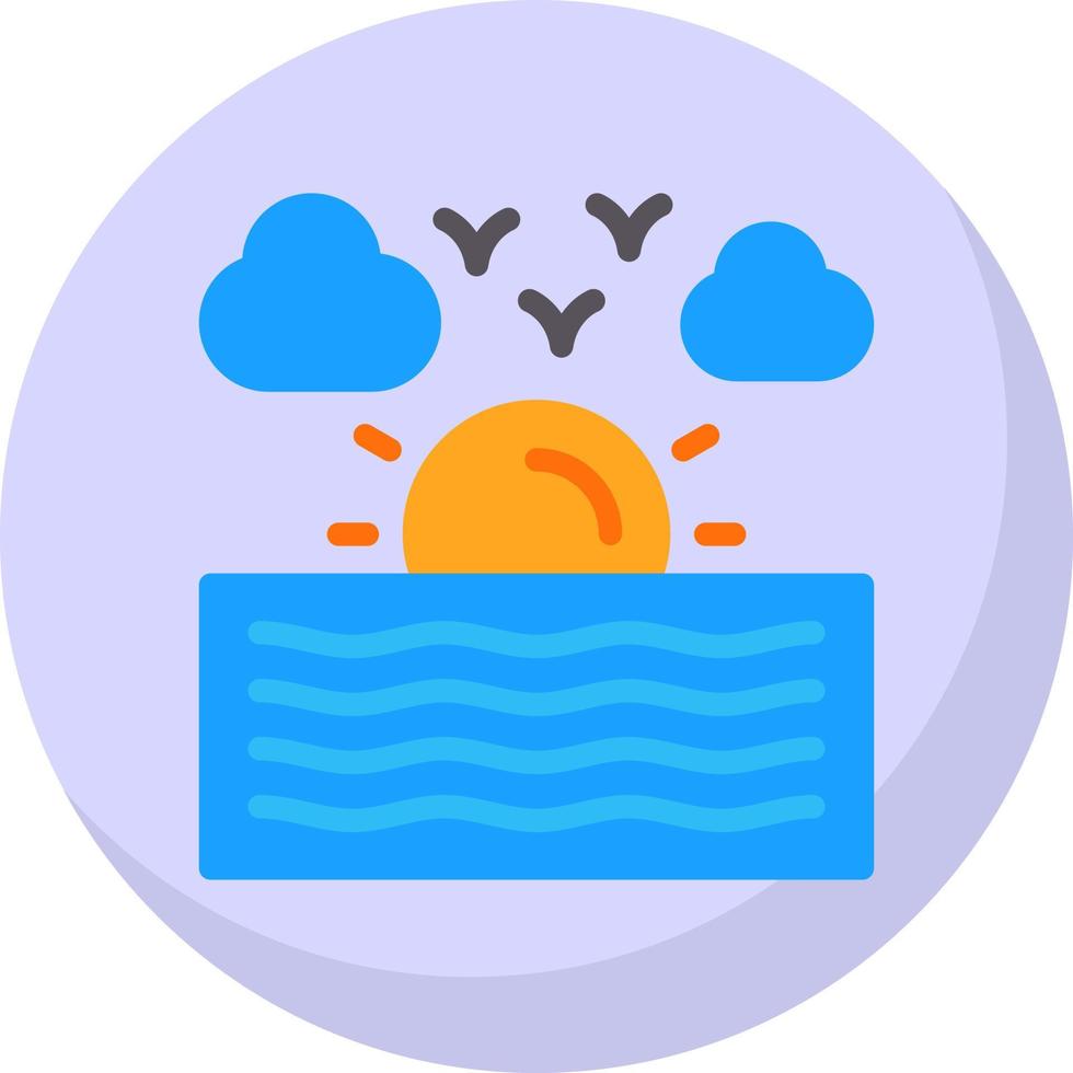 River Vector Icon Design