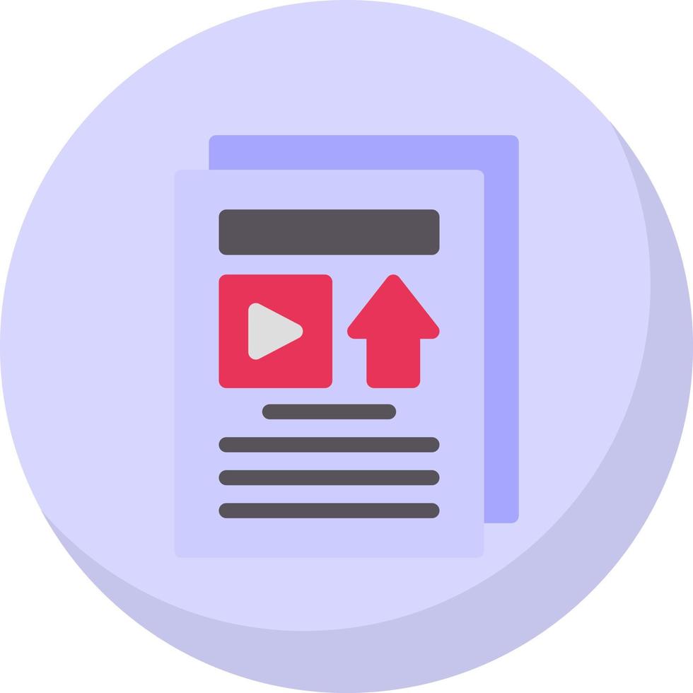 Content Vector Icon Design