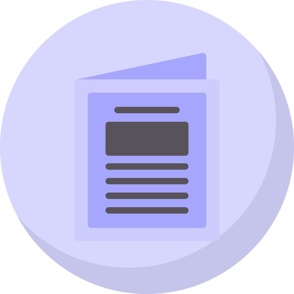 Magazine Vector Icon Design