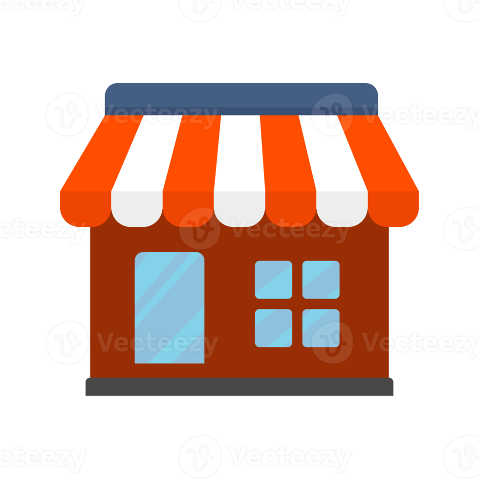 Store Building icon. Symbol for shopping online. png