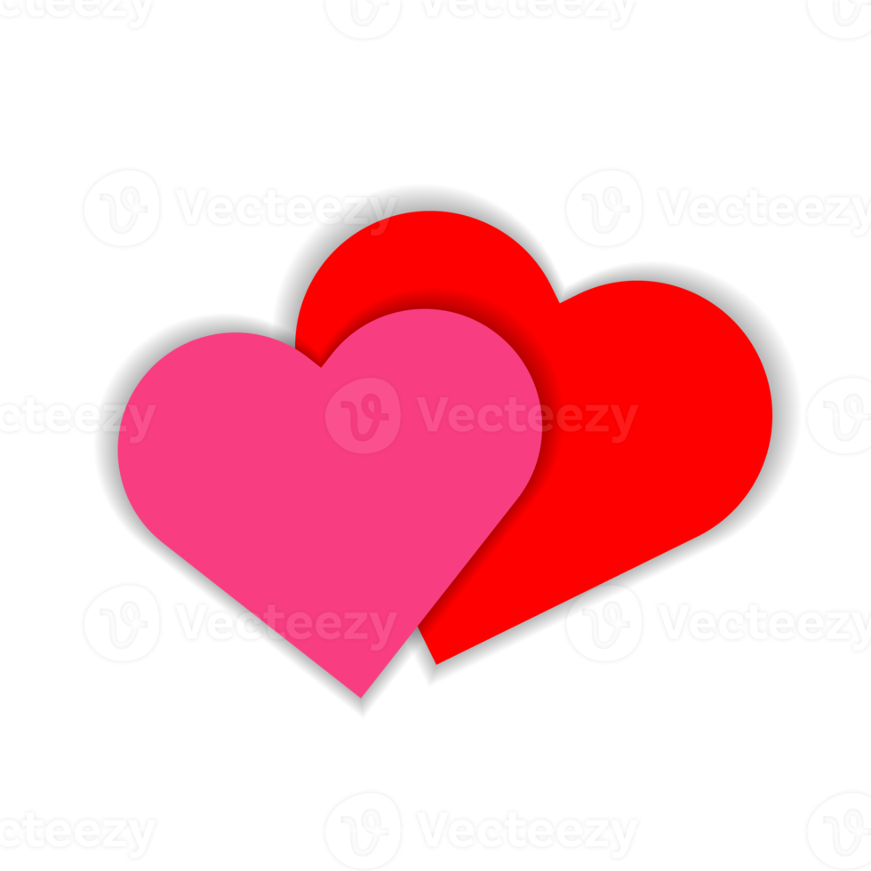Hearts icon for graphic design png