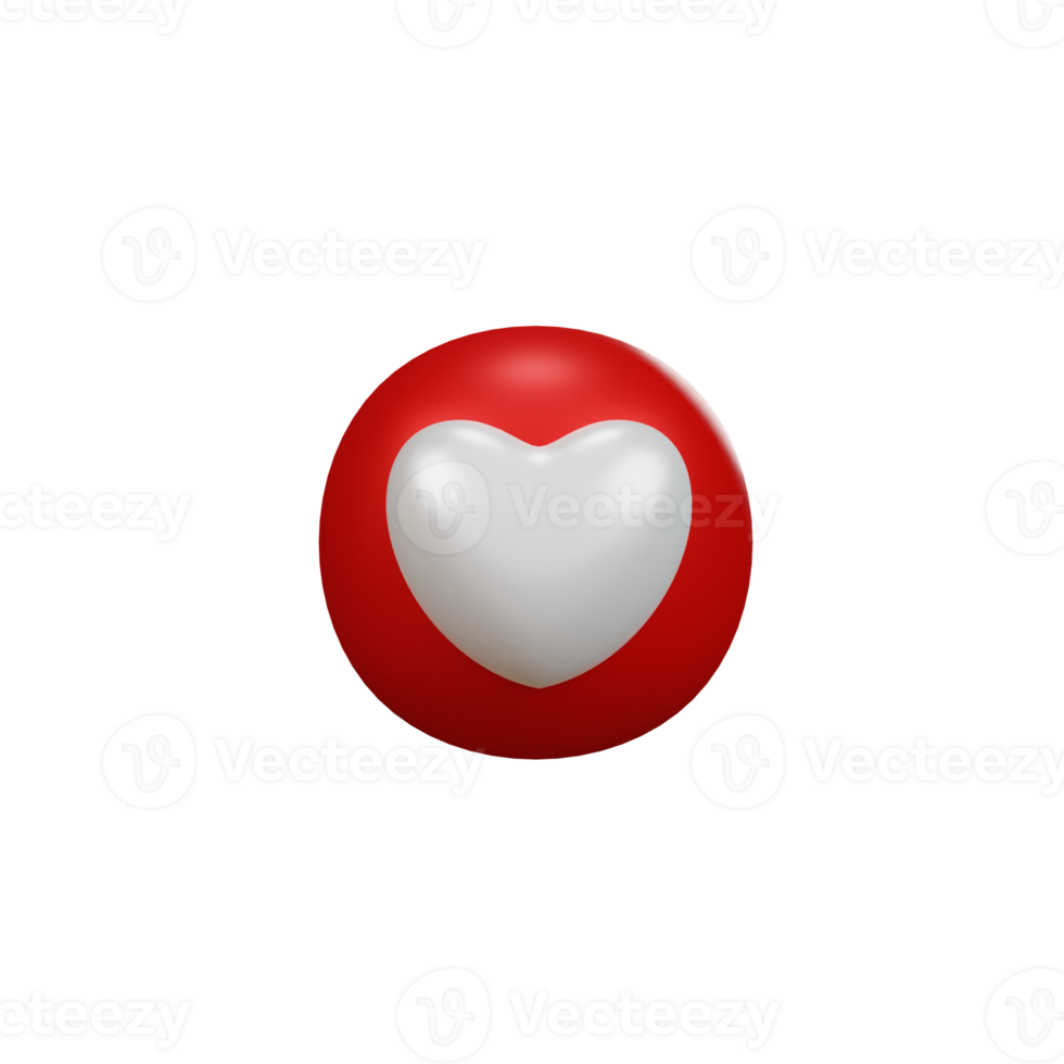 Heart like icon. Social media icon. Chat comment reactions, icon