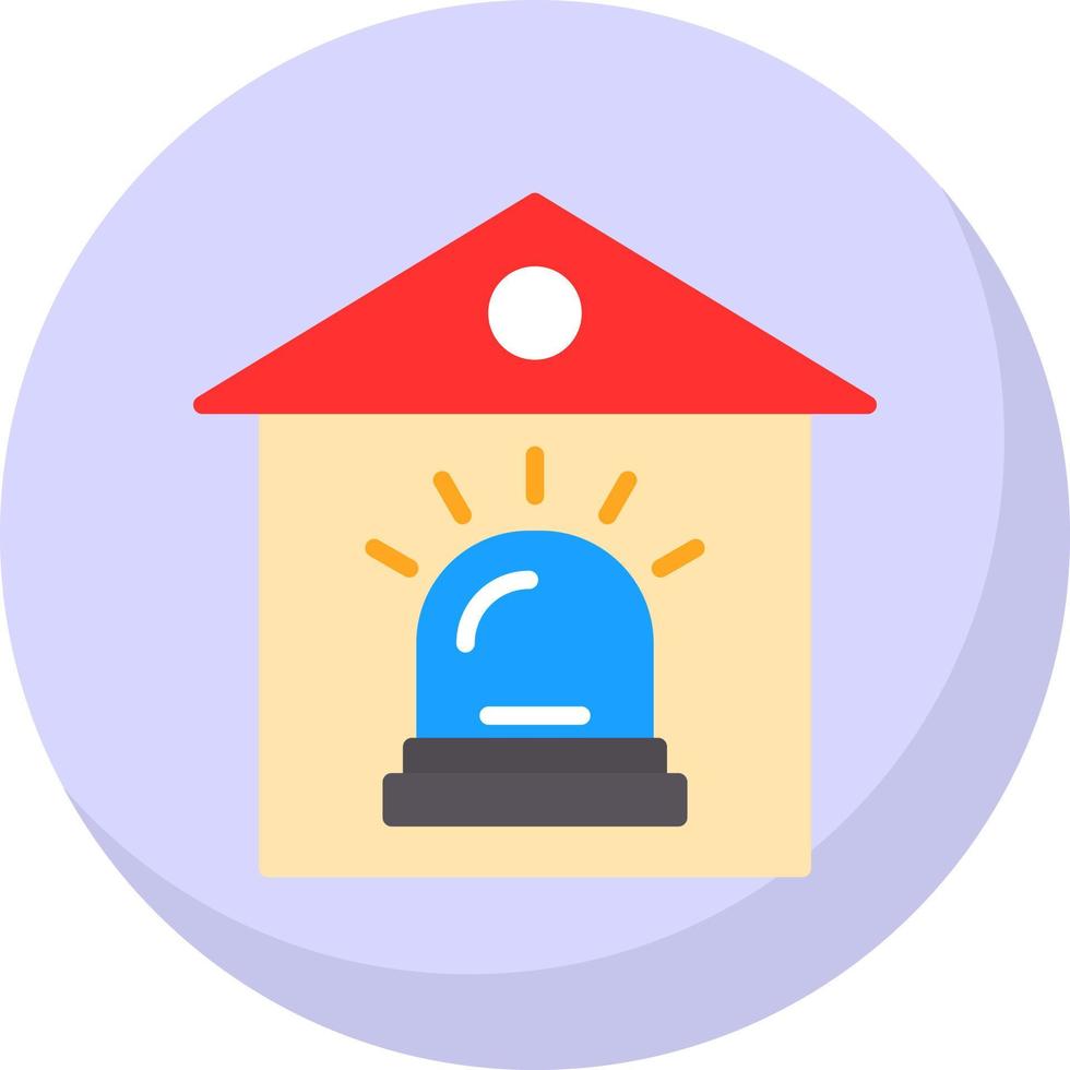Security Alarm Vector Icon Design