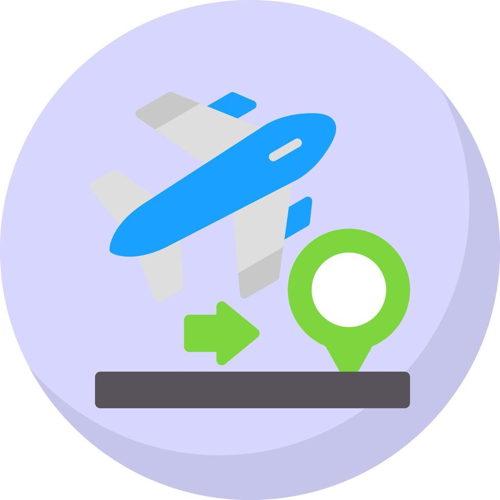 Domestic FLights Vector Icon Design