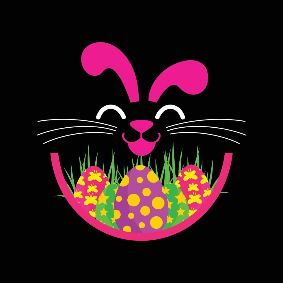 Easter vector t-shirt design. Easter t-shirt design. Can be used for Print mugs, sticker designs, greeting cards, posters, bags, and t-shirts