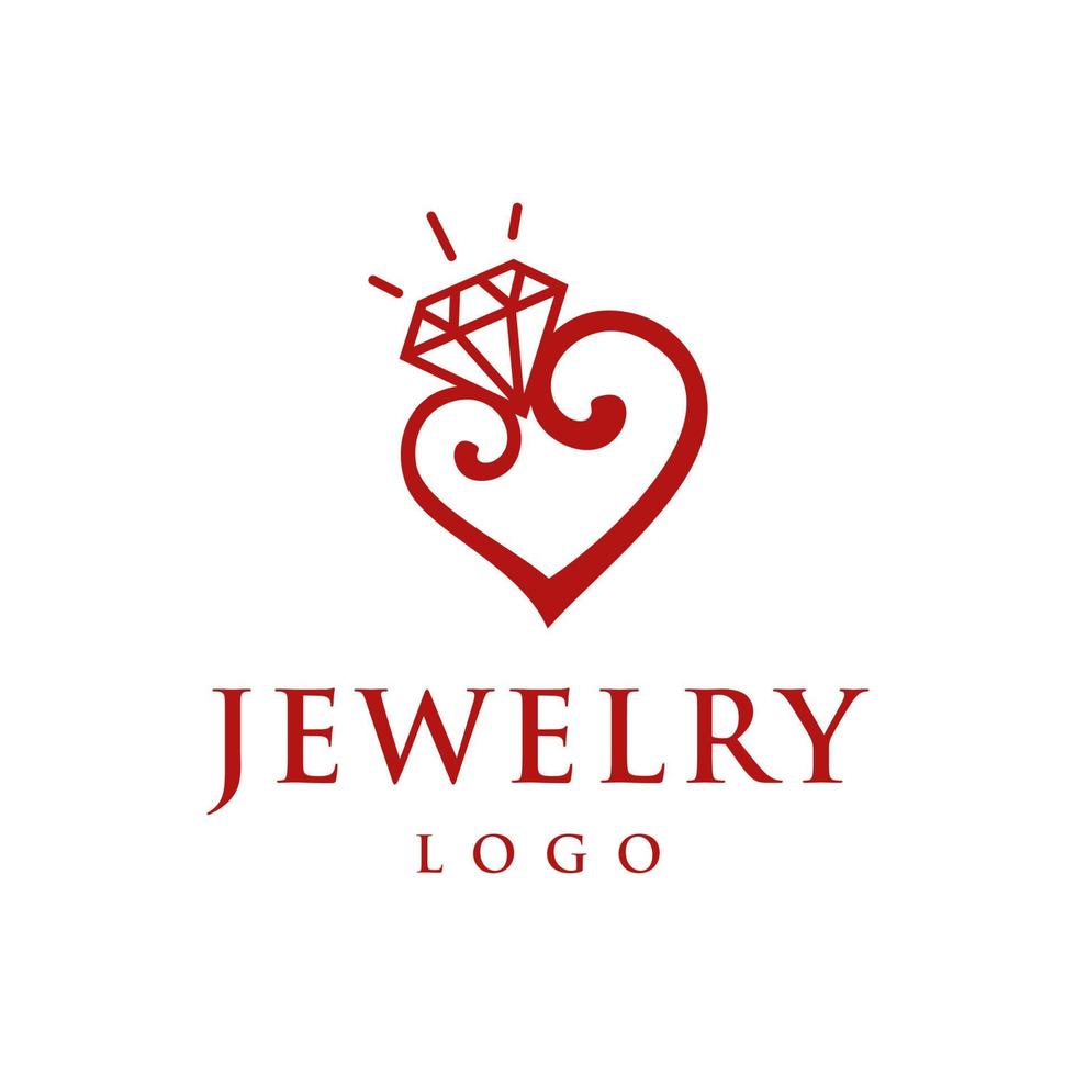 Jewelry Logo Design Vector Template
