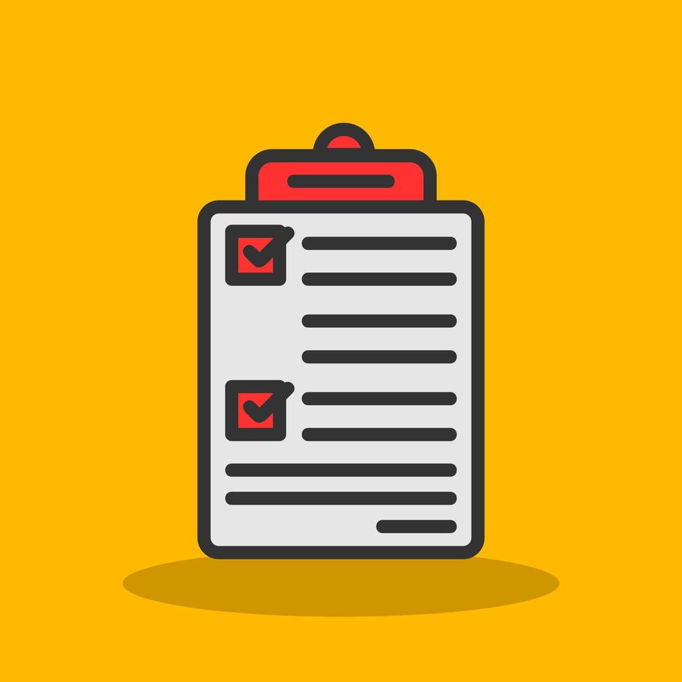 Checklist Vector Icon Design