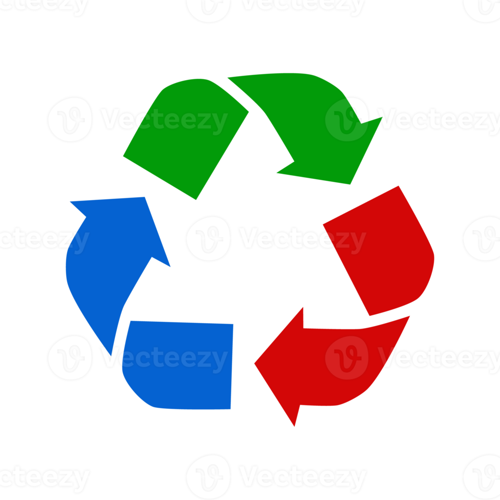 recycle symbool. universeel recycle icoon. png