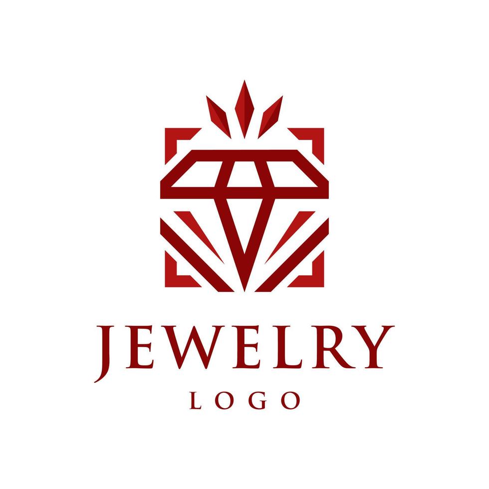 joyería logo diseño vector modelo