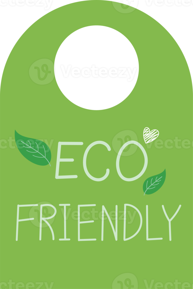 Eco friendly product label. png